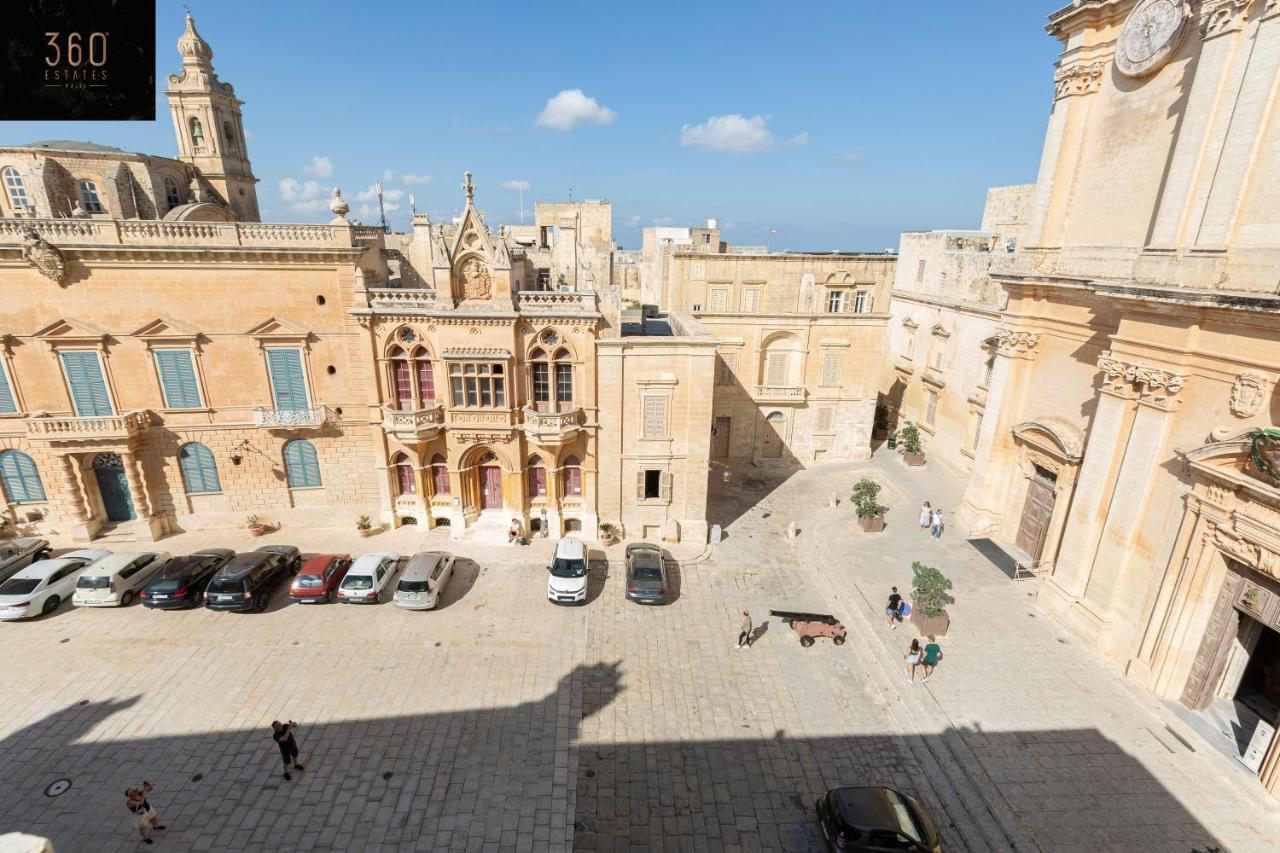 Apartamento Palazzo 16Th Century Mdina, Opposite St Paul'S Cathedral By 360 Estates Exterior foto